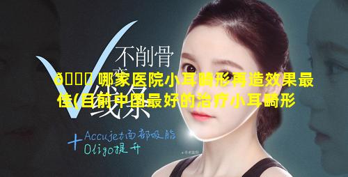 🐋 哪家医院小耳畸形再造效果最佳(目前中国最好的治疗小耳畸形手术)